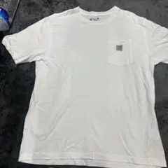 ホワイト Tシャツ ポケット付き