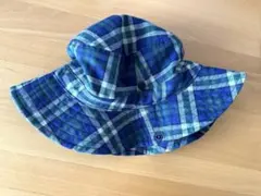 mont-bell アウトドアハット 青緑チェック