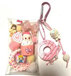 ガチャ詰めポーチ♡モリー♡ピンク