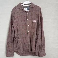 COEN チェック柄 長袖シャツ Mサイズ