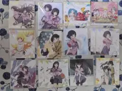 物語シリーズ　色紙イラストセット