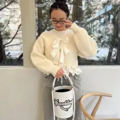ロージーモンスターハンドニットカーディガン 美品】早い者勝ち！ロージーモンスター モジャニット