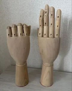 드로잉을 위한 핸드 우드 핸드 모델 투 핸드 세트