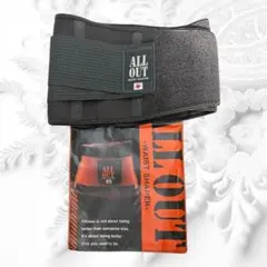 ALL OUT WAIST SHAPER ブラック男女兼用サイズＬ71〜91のサムネイル