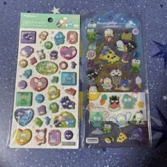 サンリオ　はぴだんぶい　ポップデコパーティー　ドロップジェリーシール