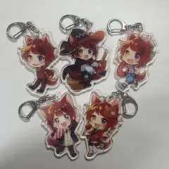 すとぷり　莉犬　アクリルキーホルダー　5種セット