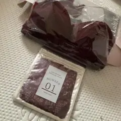 Lulu Kushel ブラジャーショーツセット M ワインレッドのサムネイル