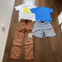 グラミチ　130cm 茶色　NARROWパンツ　外3点