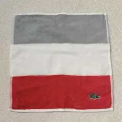 Lacoste ストライプタオルハンカチ