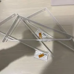 棚受け金具 300mm x 150mm diy ホワイト　棚diyのサムネイル