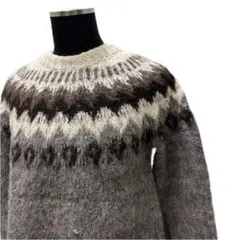 70’s 80’s アルパカ ノルディック セーター　ボリビア製