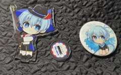 【ブルーロック】プリンセスカフェ　アクスタ　缶バッジ　氷織羊