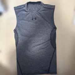 UNDER ARMOUR ノースリーブ SM グレー