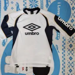 umbro プラクティスシャツ ホワイト ネイビー