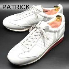美品　PATRICK パトリック マラレイン 白 42 防水 日本製 レザーのサムネイル