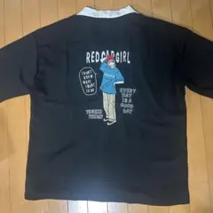 RED CARD GIRL 半袖シャツ ブラック/ホワイトのサムネイル