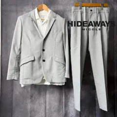 HIDEAWAYS BLACK by NICOLE セットアップ グレー 46