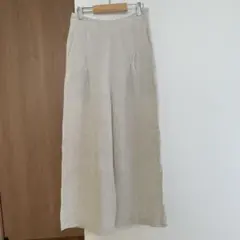 ウエストゴム ワイドパンツ