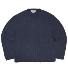 J.CREW コットンニット グレー リブニット 00sのサムネイル