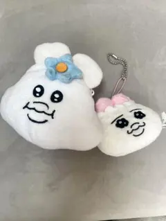 おぱんちゅうさぎ＆んぽちゃむ ぬいぐるみキーホルダー2点セット