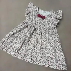 birthday party（BEBE） リバティ柄ワンピース 90cmのサムネイル