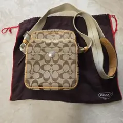 COACH コーチ 6451シグネチャー ショルダーバッグ 保存袋付き