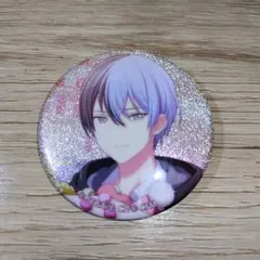 プロセカ　青柳冬弥　グリッター缶バッジ