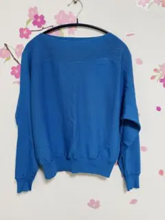 ブラウス　青　INED