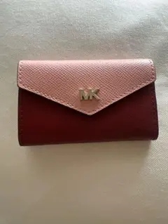 Michael Kors キーケース ピンク/ワインレッド