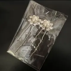 ヘアピン パール風 ヘアアクセサリー