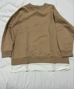 ANAP ベージュ トレーナー Fサイズ