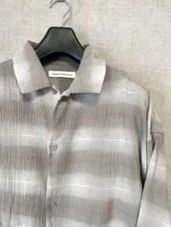 アーバンリサーチ 綿麻 オンプレーチェックシャツ　Lのサムネイル