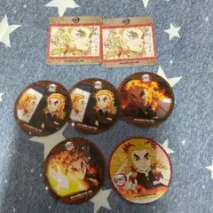 鬼滅の刃 ufotable Cafe コースター 煉獄杏寿郎 7点セット