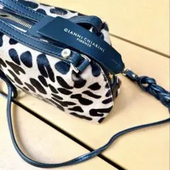 ヒョウ柄ショルダーバッグ