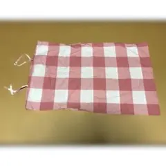 枕カバー チェック柄 ピンク＆ホワイト