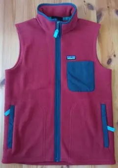 Patagoniaパタゴニア カーステンスフリース ベスト 赤 メンズXSサイズ