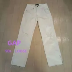 美品GAP 白 ストレートデニム 25のサムネイル