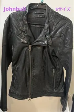 Johnbull ジョンブル レザージャケット ブラック メンズ　S