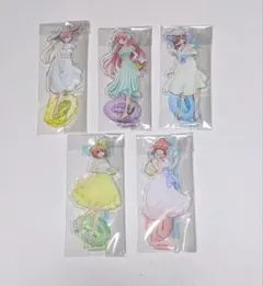 五等分の花嫁　スタンド付きビッグアクリルプレート　5点セット