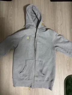Champion グレー ジップアップパーカー