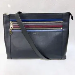 極美品　paul smith 2way ショルダーバッグ マルチストライプのサムネイル