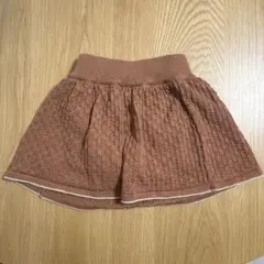 jam original インナーパンツ付き　スカート　ニットスカート　ブラウン