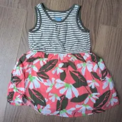 babyGap ワンピース 2歳用 ストライプ 花柄