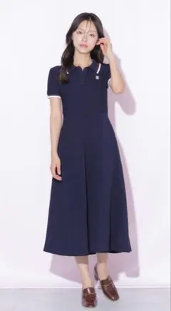 【7月17日に出品停止】ジルバイジルスチュアート　カノコポロシャツワンピースのサムネイル