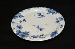 【セール品】昭和レトロ たち吉 Adam&Eve 葡萄柄 大皿 プレート皿 盛皿