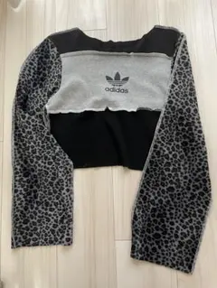 adidas リメイク 長袖トップス