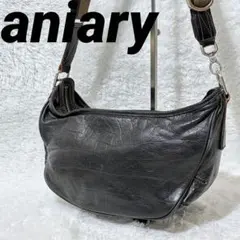 aniary バルケッタクロコ型押しワンショルダーバッグ 三日月 ハーフムーンのサムネイル