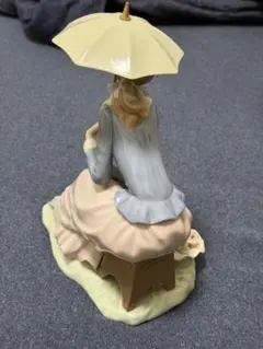 NAO by LLADRO 傘をさす貴婦人 フィギュリン 美尻 誘ってくる美女像