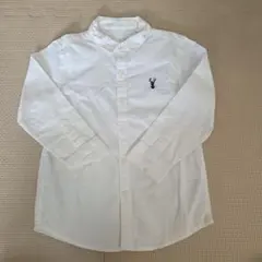 next ホワイト 長袖シャツ 鹿刺繍　2-3yeas