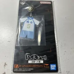 ハイキュー!!　一番くじ　F賞 スクールアイコンボタン付きアクリルチャーム　星海